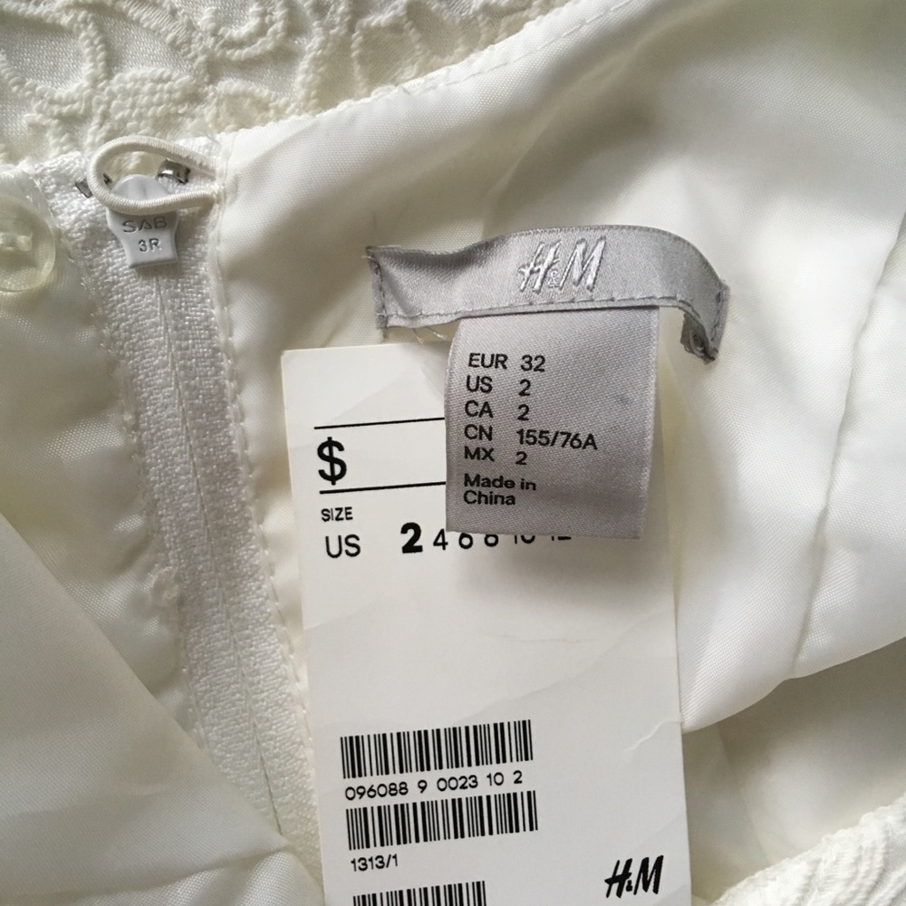 NEW H&M White Lace Dress - Picture 5 of 5